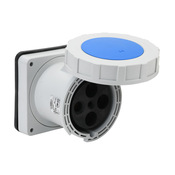 Водонепроницаемая розетка с одним штифтом и гильзой: 100 А, 250 В переменного тока (PN# BRY4100R9W)