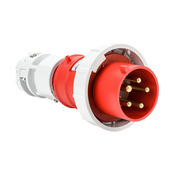 Водонепроницаемая вилка со штифтом и гильзой: 30 А, 277/480 В переменного тока (PN# BRY530P7W)