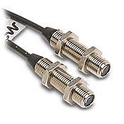 Оптическое волокно: 2 шт/уп, пластик, головка M7, диапазон 1200 мм (PN# CF-RBA-20)