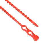 Кабельная стяжка: 100 шт/уп, длина 12,52 дюйма, красный, полиэтилен низкой плотности (LDPE) (PN# CLT.10.2129R)