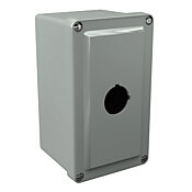 Корпус кнопки: 6 x 4 x 4 дюйма, настенное крепление, полиэстер, армированный стекловолокном (PN# CO1PB)