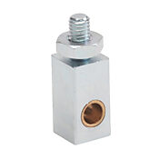 Ушко тяги: резьба #10-32 UNF, бронзовая втулка шарнира и гайка, оцинкованная сталь, для цилиндров серии C (PN# CRP-12)