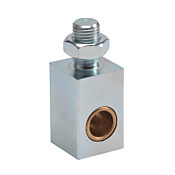 Ушко тяги: резьба 3/8-24 UNF, бронзовая втулка шарнира и гайка, оцинкованная сталь, для цилиндров серии C (PN# CRP-24)