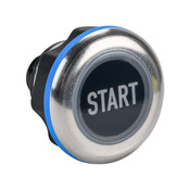 Caneo Series10 Гигиенический емкостной кнопочный сенсорный переключатель: IP69K, динамический, светодиодная подсветка (PN# CS10HMSDT-B10-0314)