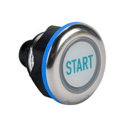 Caneo Series10 Гигиенический емкостной кнопочный сенсорный переключатель: IP69K, статический, светодиодная подсветка (PN# CS10HMSDT-C10-02F2)