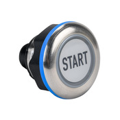 Caneo Series10 Гигиенический емкостной кнопочный сенсорный переключатель: IP69K, статический, светодиодная подсветка (PN# CS10HMSDT-C17-0307)