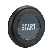 Стандартный емкостной кнопочный сенсорный переключатель Caneo Series41: IP69K, динамический, светодиодная подсветка (PN# CS41KCRBK-P13-02AB)