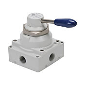 пневматический ручной клапан: 4-ходовой (4-ходовой) (PN# CVR-447D4-HL)