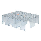 Крышка модульного блока предохранителей: индикация, для 250 В, 600 А, класс R (PN# CVRI-RH-25600-3)