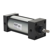 Пневматический цилиндр: рулевая тяга NFPA, диаметр отверстия 2-1/2 дюйма, ход поршня 4 дюйма (PN# D240040DT-M)