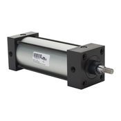 Пневматический цилиндр: рулевая тяга NFPA, диаметр отверстия 2-1/2 дюйма, ход поршня 5 дюймов (номер по каталогу D240050DT-MC)