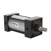 Пневматический цилиндр: рулевая тяга NFPA, диаметр отверстия 3-1/4 дюйма, ход поршня 4 дюйма (номер по каталогу D252040DT-MC)