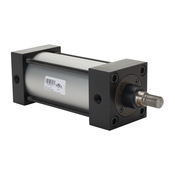 Пневматический цилиндр: рулевая тяга NFPA, диаметр отверстия 3-1/4 дюйма, ход поршня 5 дюймов (номер по каталогу D252050DT-M)