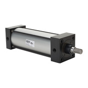 Пневматический цилиндр: рулевая тяга NFPA, диаметр отверстия 3-1/4 дюйма, ход поршня 8 дюймов (номер по каталогу D252080DT-M)