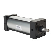 Пневматический цилиндр: рулевая тяга NFPA, диаметр отверстия 4 дюйма, ход поршня 8 дюймов (номер по каталогу D264080DT-M)