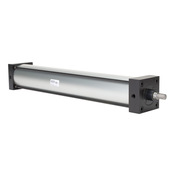 Пневматический цилиндр: рулевая тяга NFPA, диаметр отверстия 4 дюйма, ход поршня 24 дюйма (номер по каталогу D264240DT-M)