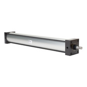 Пневматический цилиндр: рулевая тяга NFPA, диаметр отверстия 4 дюйма, ход поршня 28 дюймов (номер по каталогу D264280DT-M)