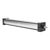 Пневматический цилиндр: рулевая тяга NFPA, диаметр отверстия 4 дюйма, ход поршня 28 дюймов (номер по каталогу D264280DT-MC)