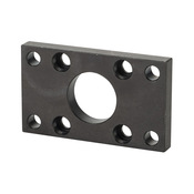 Фланцевая монтажная пластина: сталь, для цилиндров NFPA серии D2 диаметром 1,5 дюйма (PN# D2FM-1)