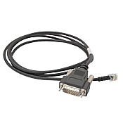 Коммуникационный кабель: 6-контактный разъем RJ12 на 15-контактный разъем D-sub, длина кабеля 2 м (номер по каталогу D4-1000CBL)