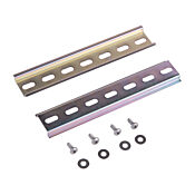 DIN-рейка: 2 шт/уп, 35 мм, высота 7 мм, с прорезями (PN# DIN8-IMP-P604)
