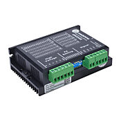 Микрошаговый шаговый привод: 5,6 А на фазу, 2-фазный выход, 24–48 В постоянного тока, от 400 до 25 600 шагов на оборот (PN# DM556E)