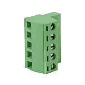 Клеммная вилка: 10 шт/уп, 5-полюсная, для клеммной колодки серии DN-EMXM1 или DN-EMXDV (PN# DN-5PLUGMN)