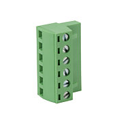 Клеммная вилка: 10 шт/уп, 6-контактная, для клеммной колодки серии DN-EMXM1 или DN-EMXDV (PN# DN-6PLUGMN)