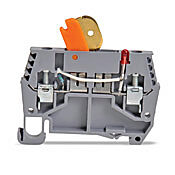 Клеммная колодка с винтовыми размыкателями: 50 шт/уп, серые, 24-12 AWG (PN# DN-DIS2L12)