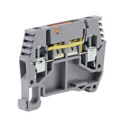 Клеммная колодка с винтовыми размыкателями: 10 шт/уп, серые, 24-10 AWG (PN# DN-DIS4L24MN)