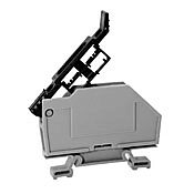 Клеммная колодка с винтовой защитой цепи: 50 шт/уп, серые, 24–10 AWG (PN# DN-F10)