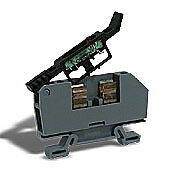 Клеммная колодка с винтовой защитой цепи: 10 шт/уп, серые, 24-10 AWG (PN# DN-F10L110)