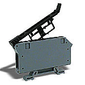 Клеммная колодка с винтовой защитой цепи: 25 шт/уп, серые, 20-6 AWG (PN# DN-F6)