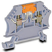 Клеммная колодка с винтовыми размыкателями: 50 шт/уп, серые, 22–12 AWG (PN# DN-KBD12)