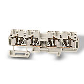 Безвинтовая клеммная колодка: 10 шт/уп, серые, 12–24 AWG (PN# DN-Q12-2-2D2)