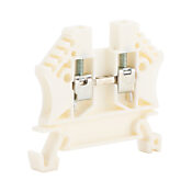 Винтовая одноуровневая проходная клеммная колодка: 100 шт/уп, белые, 24-12 AWG (PN# DN-T12W-A)