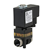 Электромагнитный клапан для воздуха, газов, воды или химикатов: 2-ходовой, 24 В постоянного тока (PN# DVM-2BC2G-24D)