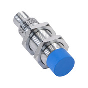 Индуктивный датчик приближения: диаметр 18 мм, корпус 63,5 мм, диапазон 12 мм (PN# DW-AS-634-M18-002)