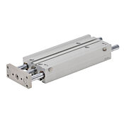 Пневматический цилиндр: двойной направляющий стержень, диаметр отверстия 16 мм, ход 125 мм (номер по каталогу E16M125MD-M)
