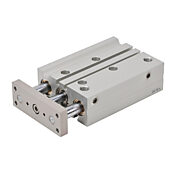 Пневматический цилиндр: двойной направляющий стержень, диаметр отверстия 20 мм, ход 75 мм (PN# E20M075MD-M)