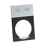 Табличка с легендой: «БЕГ БЕГОМ» (PN # E22NS41)