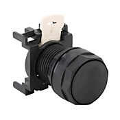 Кнопка 22 мм: нажмите для блокировки, нажмите для сброса, черная (PN# E22PPB1)