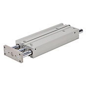 Пневматический цилиндр: двойной направляющий стержень, диаметр отверстия 32 мм, ход 250 мм (PN # E32M250MD-M)