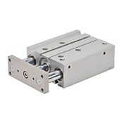 Пневматический цилиндр: двойной направляющий стержень, диаметр отверстия 40 мм, ход 100 мм (PN # E40M100MD-M)