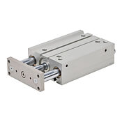 Пневматический цилиндр: двойной направляющий стержень, диаметр отверстия 40 мм, ход 125 мм (PN # E40M125MD-M)