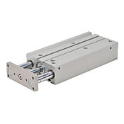 Пневматический цилиндр: двойной направляющий стержень, диаметр отверстия 40 мм, ход 200 мм (PN # E40M200MD-M)