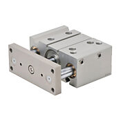 Пневматический цилиндр: двойной направляющий стержень, диаметр отверстия 50 мм, ход 50 мм (PN # E50M050MD-M)