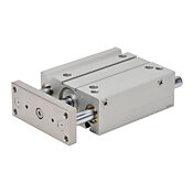 Пневматический цилиндр: двойной направляющий стержень, диаметр отверстия 50 мм, ход 125 мм (PN # E50M125MD-M)