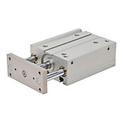 Пневматический цилиндр: двойной направляющий стержень, диаметр отверстия 63 мм, ход 150 мм (номер по каталогу E63M150MD-M)