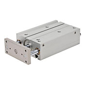 Пневматический цилиндр: двойной направляющий стержень, диаметр отверстия 63 мм, ход 200 мм (PN# E63M200MD-M)